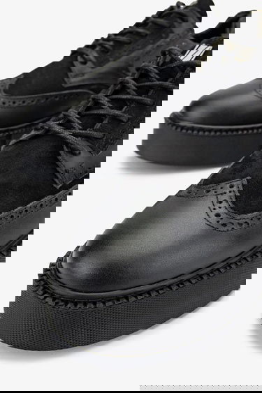  Valmenti Erkek Hakiki Deri Siyah Sneakers & Spor Ayakkabı
