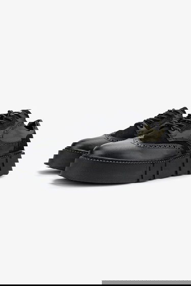  Valmenti Erkek Hakiki Deri Siyah Sneakers & Spor Ayakkabı