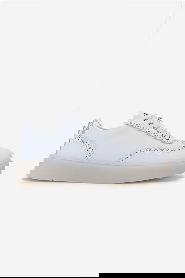  Valmenti Erkek Hakiki Deri Beyaz Sneakers & Spor Ayakkabı