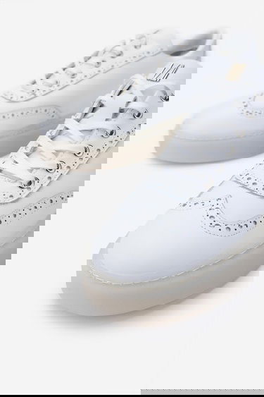  Valmenti Erkek Hakiki Deri Beyaz Sneakers & Spor Ayakkabı