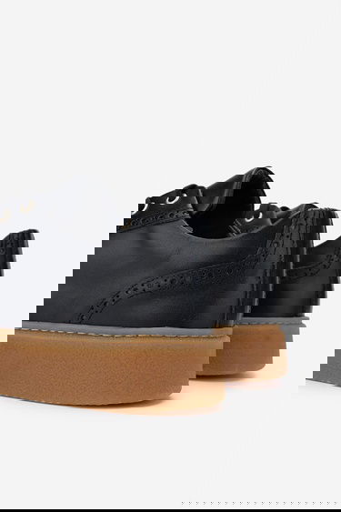  Valmenti Erkek Hakiki Deri Siyah Sneakers & Spor Ayakkabı