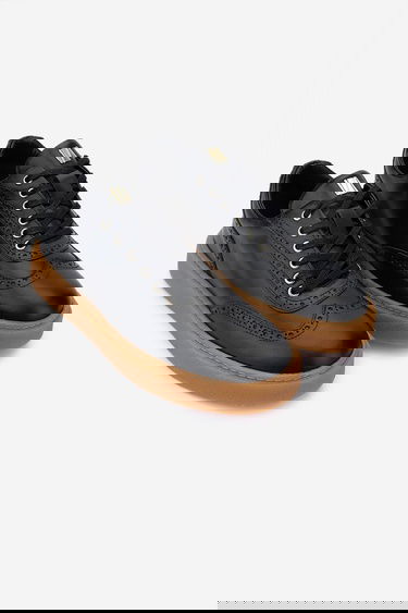  Valmenti Erkek Hakiki Deri Siyah Sneakers & Spor Ayakkabı