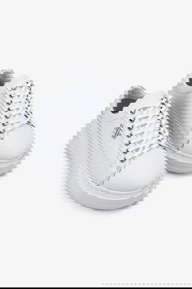 Valmenti Erkek Hakiki Deri Beyaz Sneakers & Spor Ayakkabı