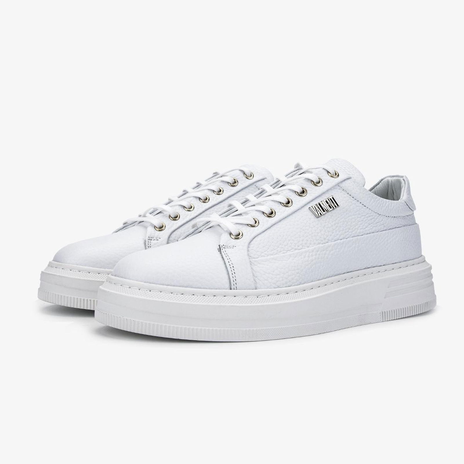 Valmenti Erkek Hakiki Deri Beyaz Sneakers & Spor Ayakkabı
