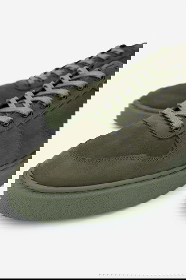  Valmenti Erkek Hakiki Deri Yeşil Sneakers & Spor Ayakkabı