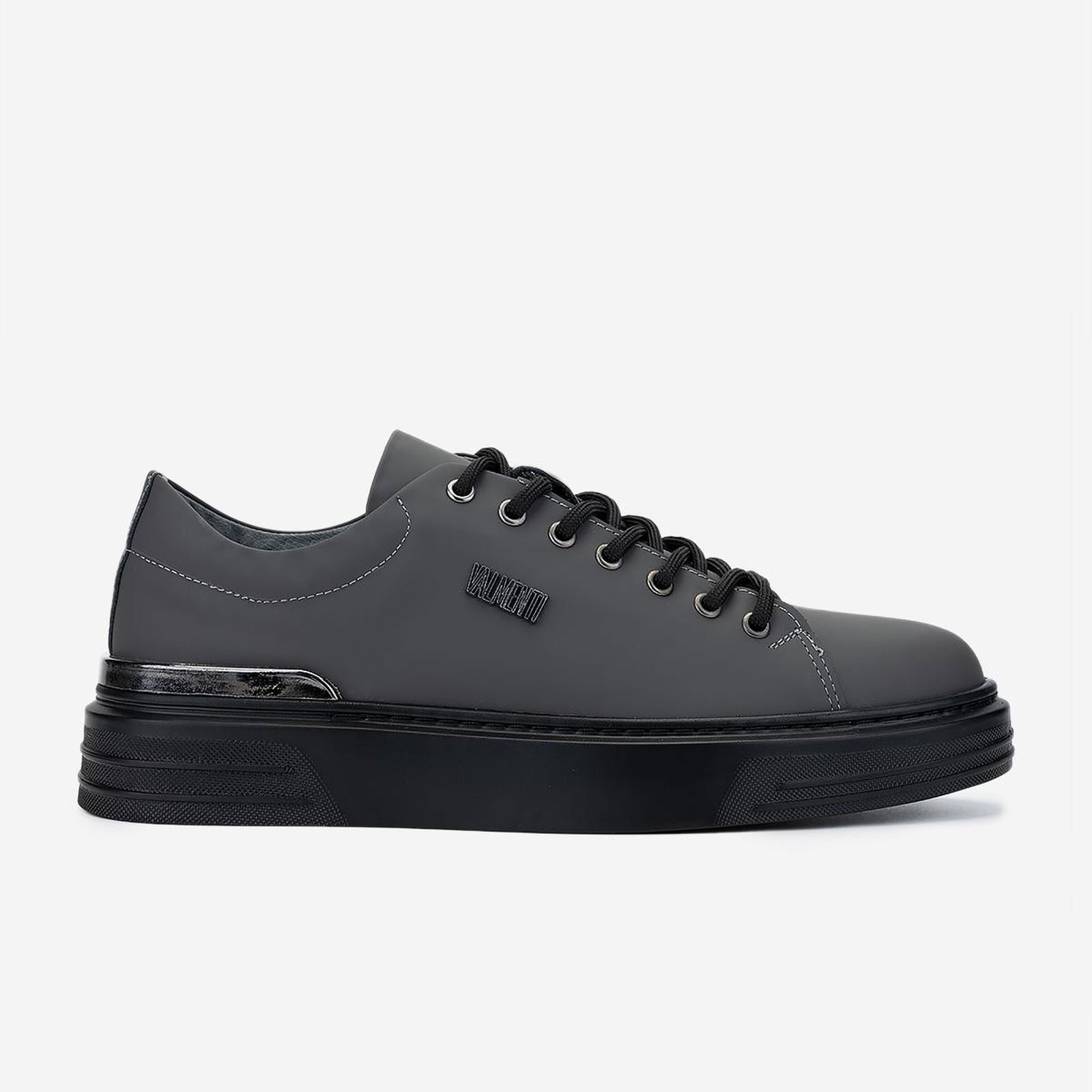 Valmenti Erkek Hakiki Deri Gri Sneakers & Spor Ayakkabı