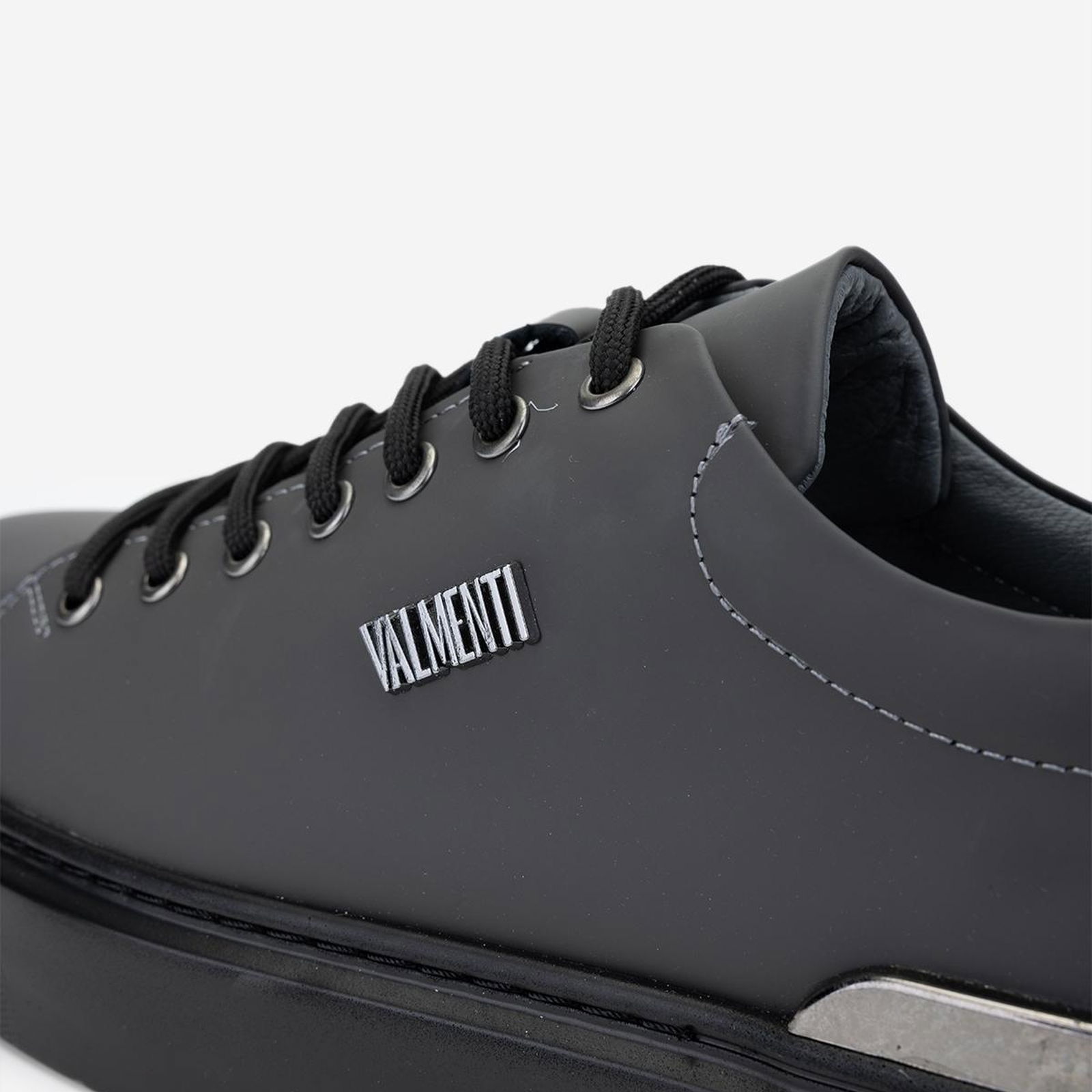 Valmenti Erkek Hakiki Deri Gri Sneakers & Spor Ayakkabı