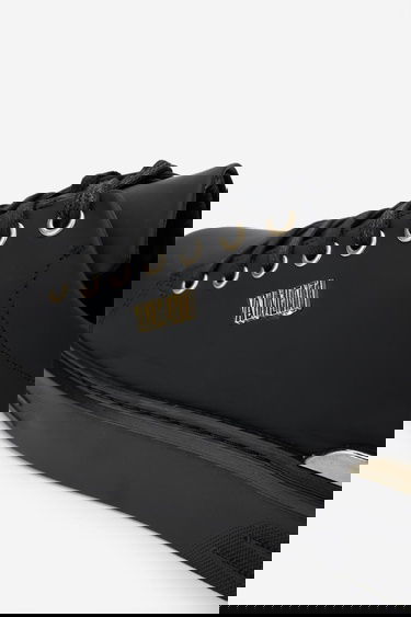  Valmenti Erkek Hakiki Deri Siyah Sneakers & Spor Ayakkabı
