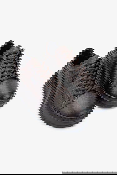  Valmenti Erkek Hakiki Deri Kahverengi Sneakers & Spor Ayakkabı