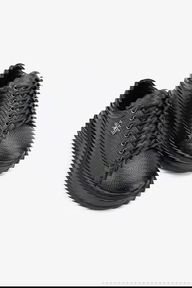  Valmenti Erkek Hakiki Deri Siyah Floter Sneakers & Spor Ayakkabı