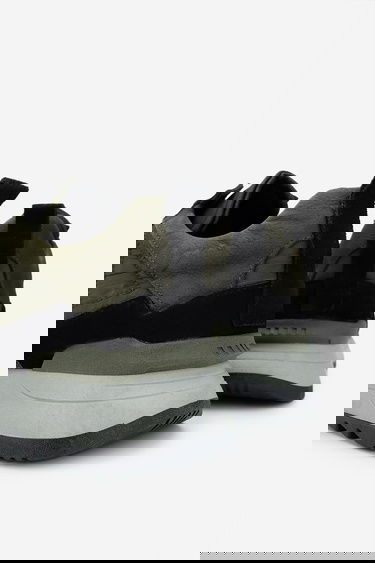 Valmenti Erkek Hakiki Deri Siyah/Haki Sneakers & Spor Ayakkabı