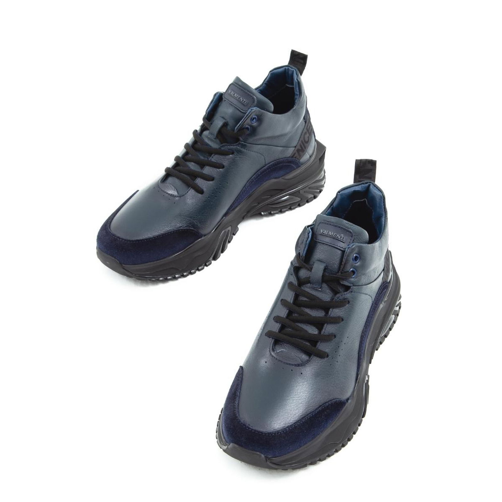 Valmenti Tosea Erkek Lacivert Hakiki Deri Sneakers & Spor Ayakkabı