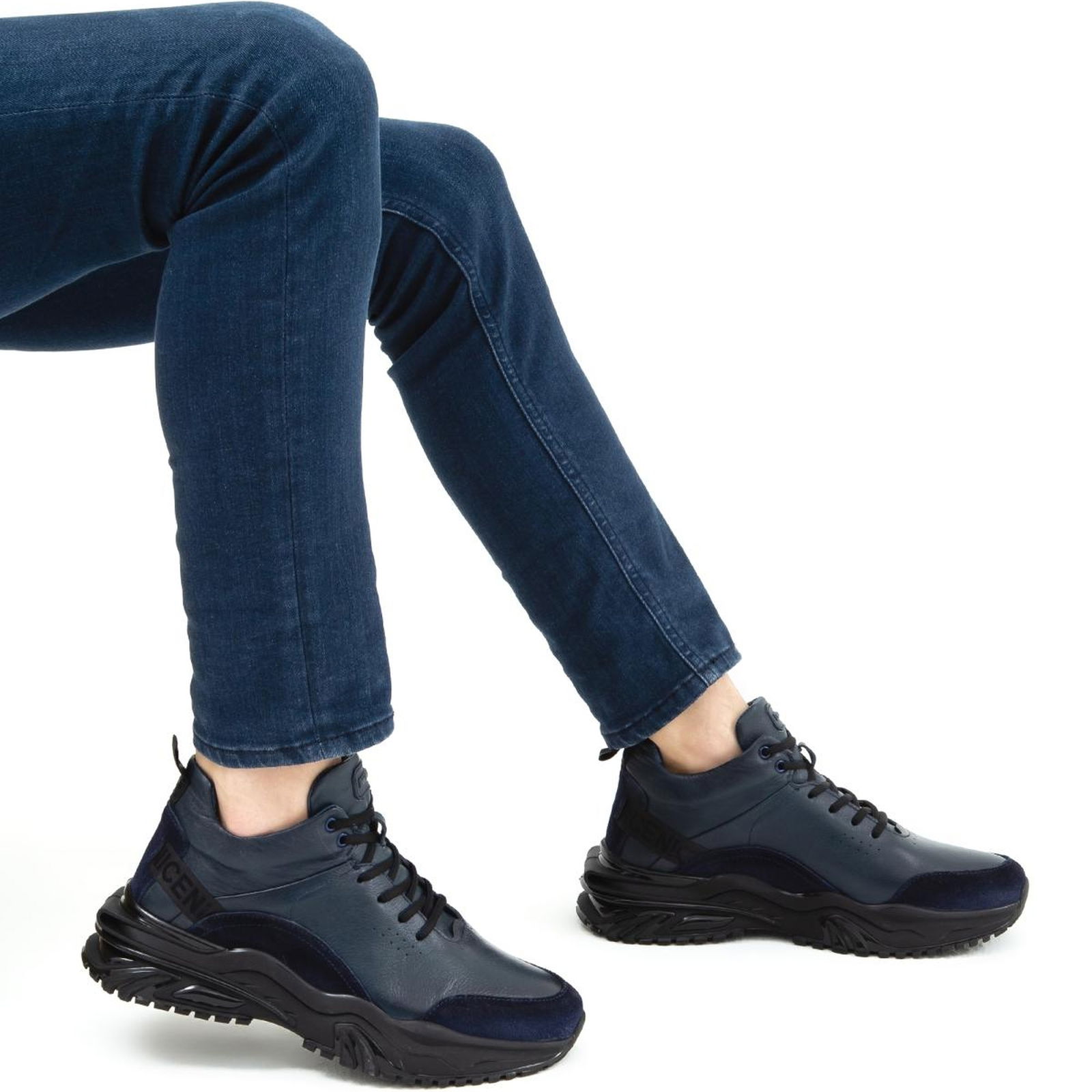 Valmenti Tosea Erkek Lacivert Hakiki Deri Sneakers & Spor Ayakkabı
