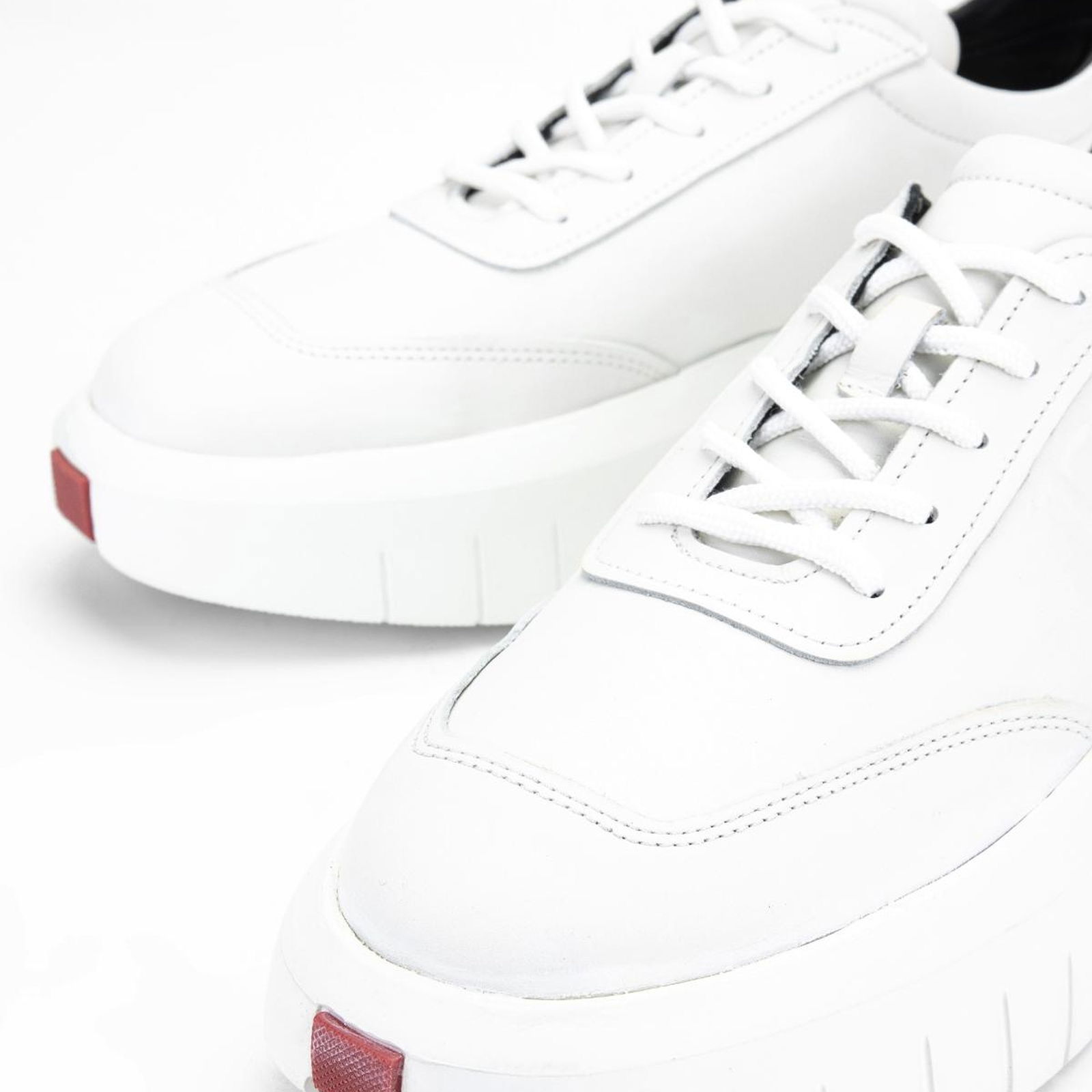 Valmenti Carla Erkek Beyaz Hakiki Deri Sneakers & Spor Ayakkabı