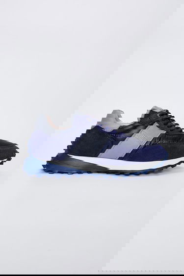  Valmenti Agatho Erkek Lacivert\Gri Hakiki Deri Sneakers & Spor Ayakkabı