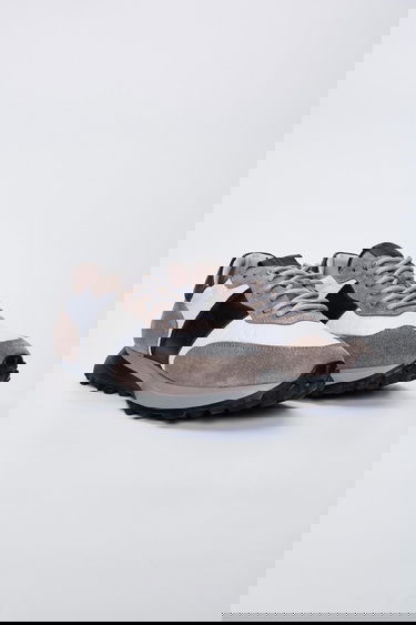  Valmenti Agatho Erkek Gri\Siyah Hakiki Deri Sneakers & Spor Ayakkabı