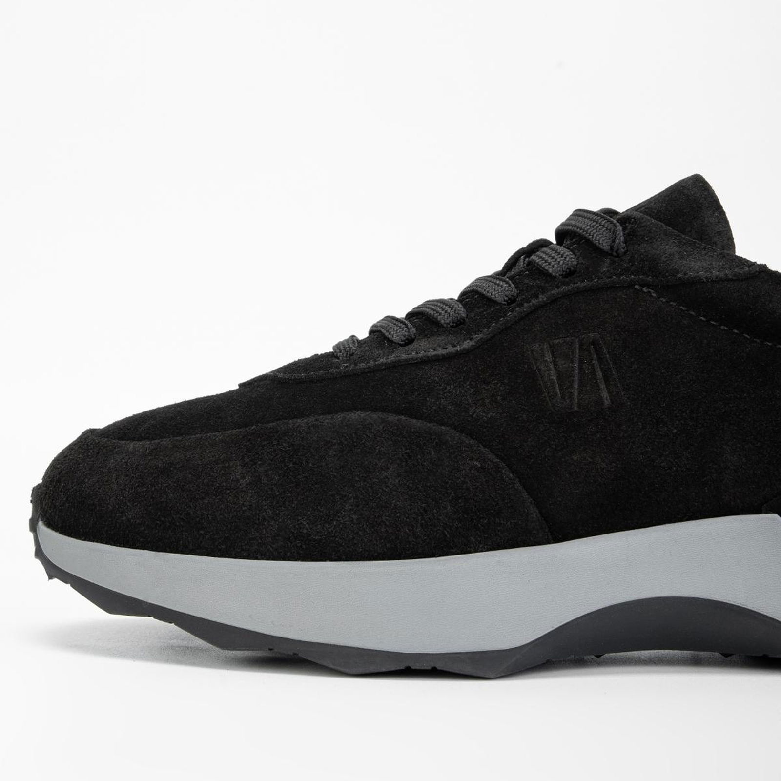Valmenti Erkek Siyah Süet Hakiki Deri Sneakers & Spor Ayakkabı