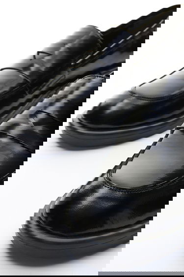  Valmenti Emma Kadın Siyah Açma Hakiki Deri Loafer Ayakkabı