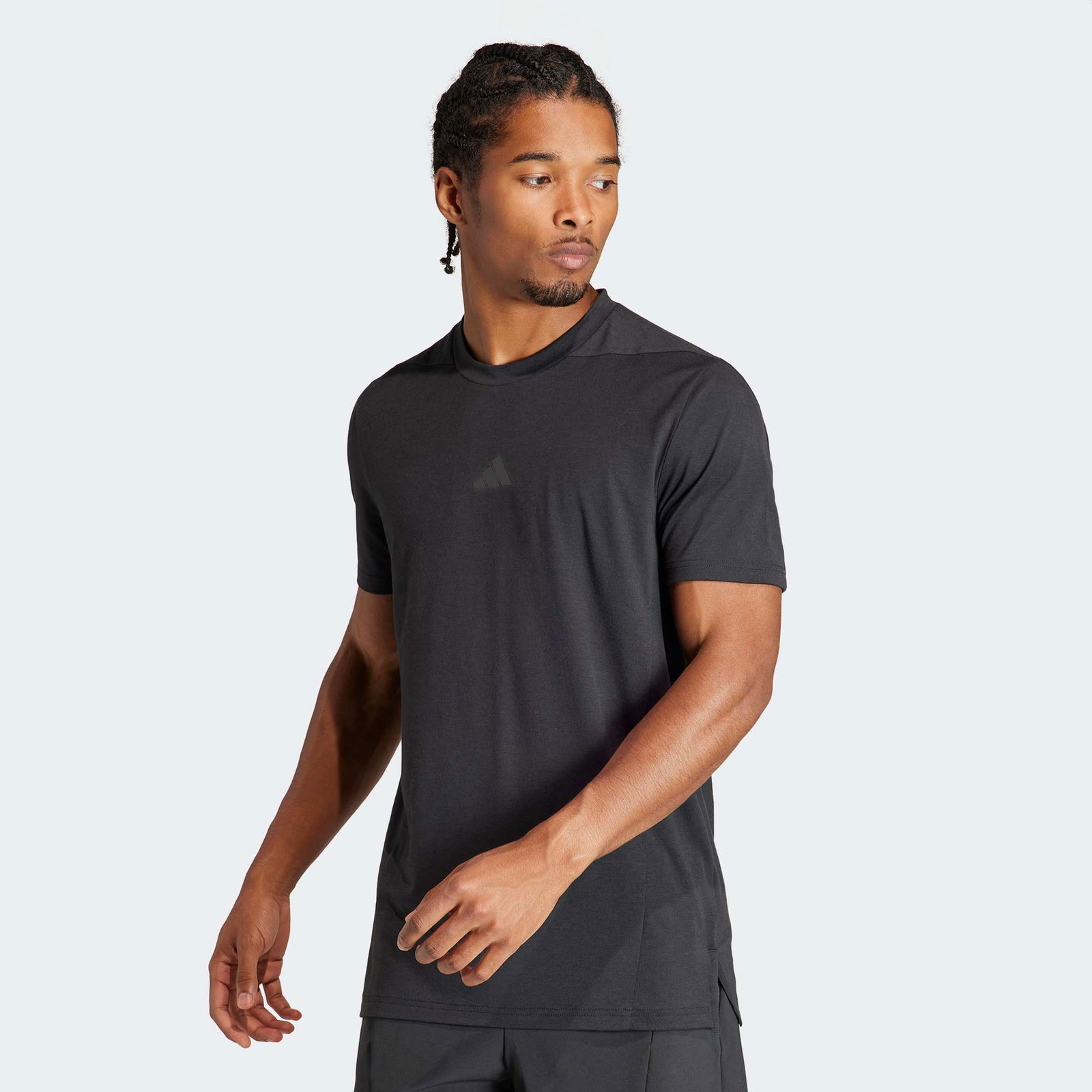adidas Erkek Siyah Antrenman T-Shirt