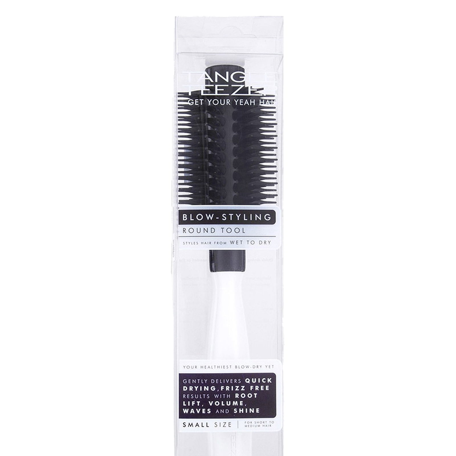 Tangle Teezer Round Tool Small Black White Saç ve Fön Fırçası