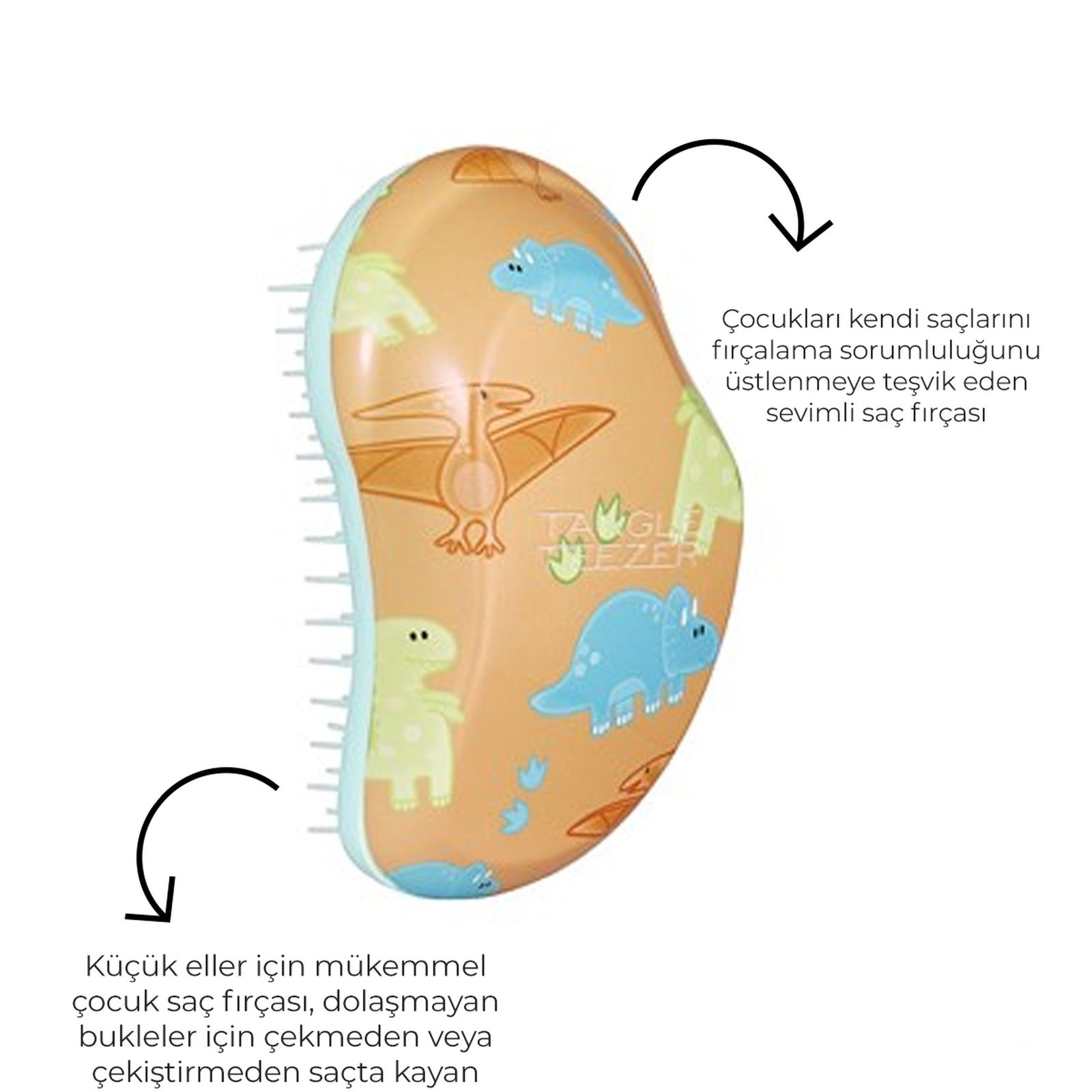 Tangle Teezer The Original Mini Dinosaurs Çocuk Saç Fırçası