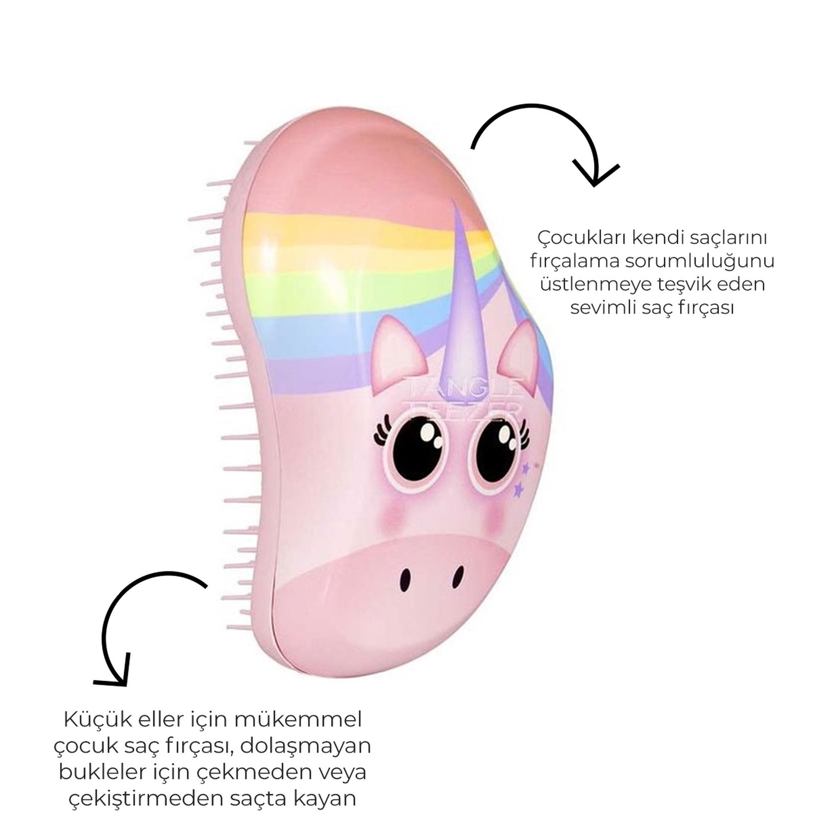 Tangle Teezer The Original Mini Rainbow The Unicorn Çocuk Saç Fırçası
