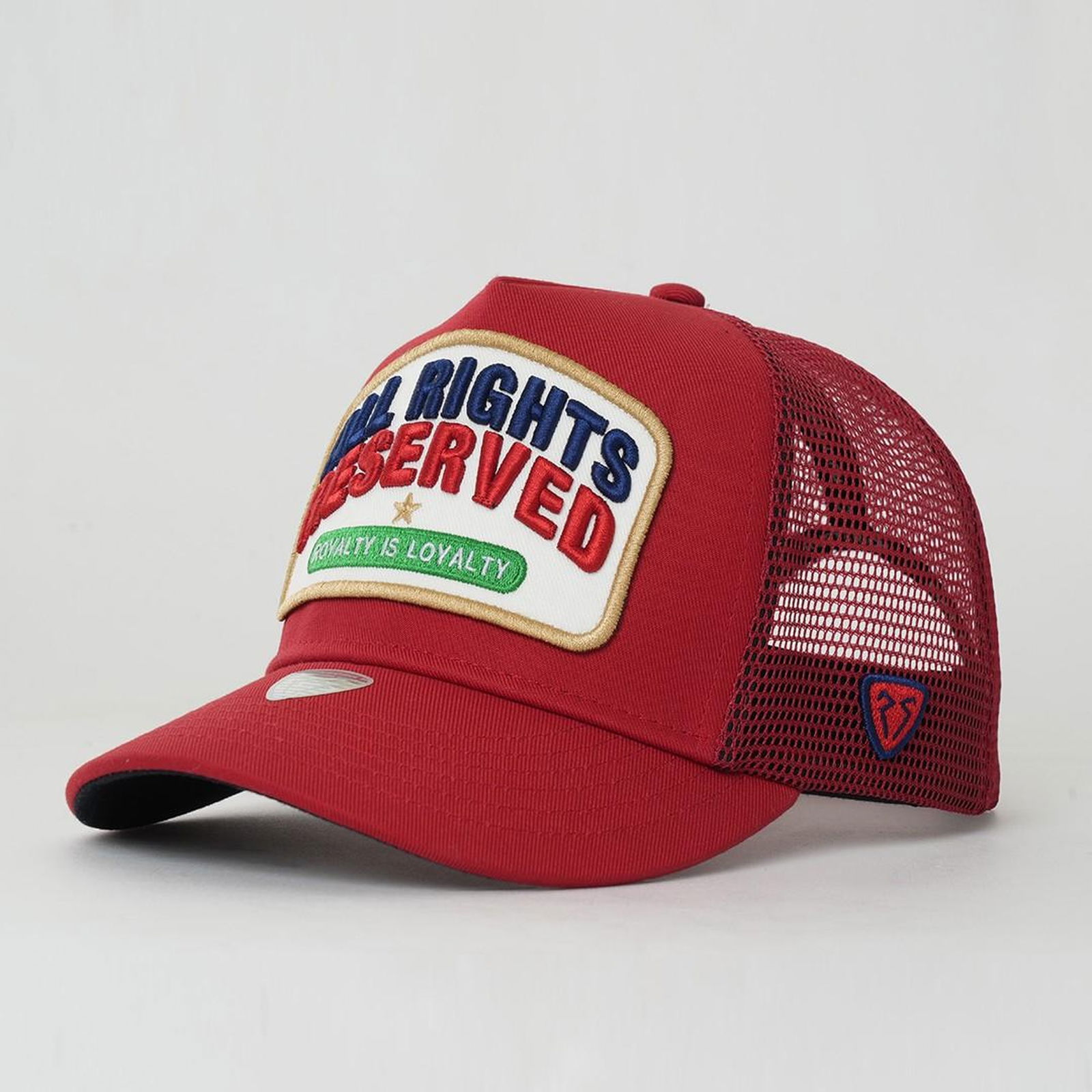 RustandRich Kadın Erkek Kırmızı Trucker Şapka-Urban Collection-All Right Reserved