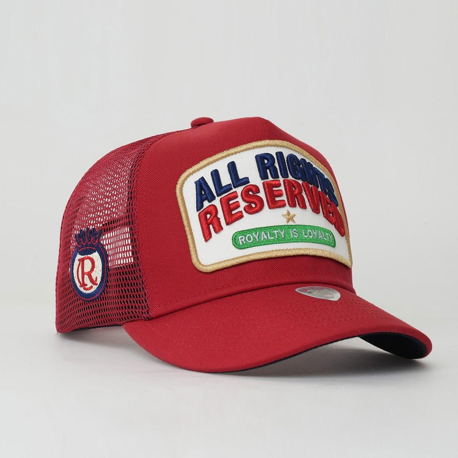 RustandRich Kadın Erkek Kırmızı Trucker Şapka-Urban Collection-All Right Reserved