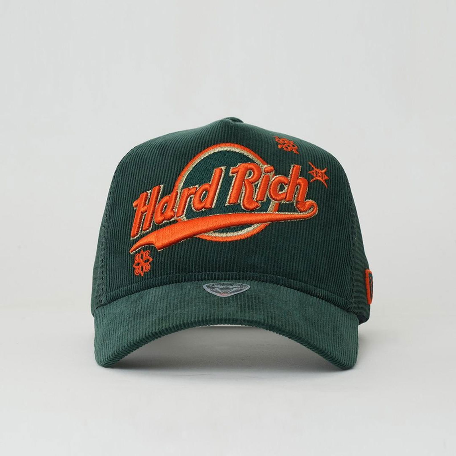 RustandRich Kadın Erkek Yeşil Trucker Şapka-Hard Collection-Hard Rich