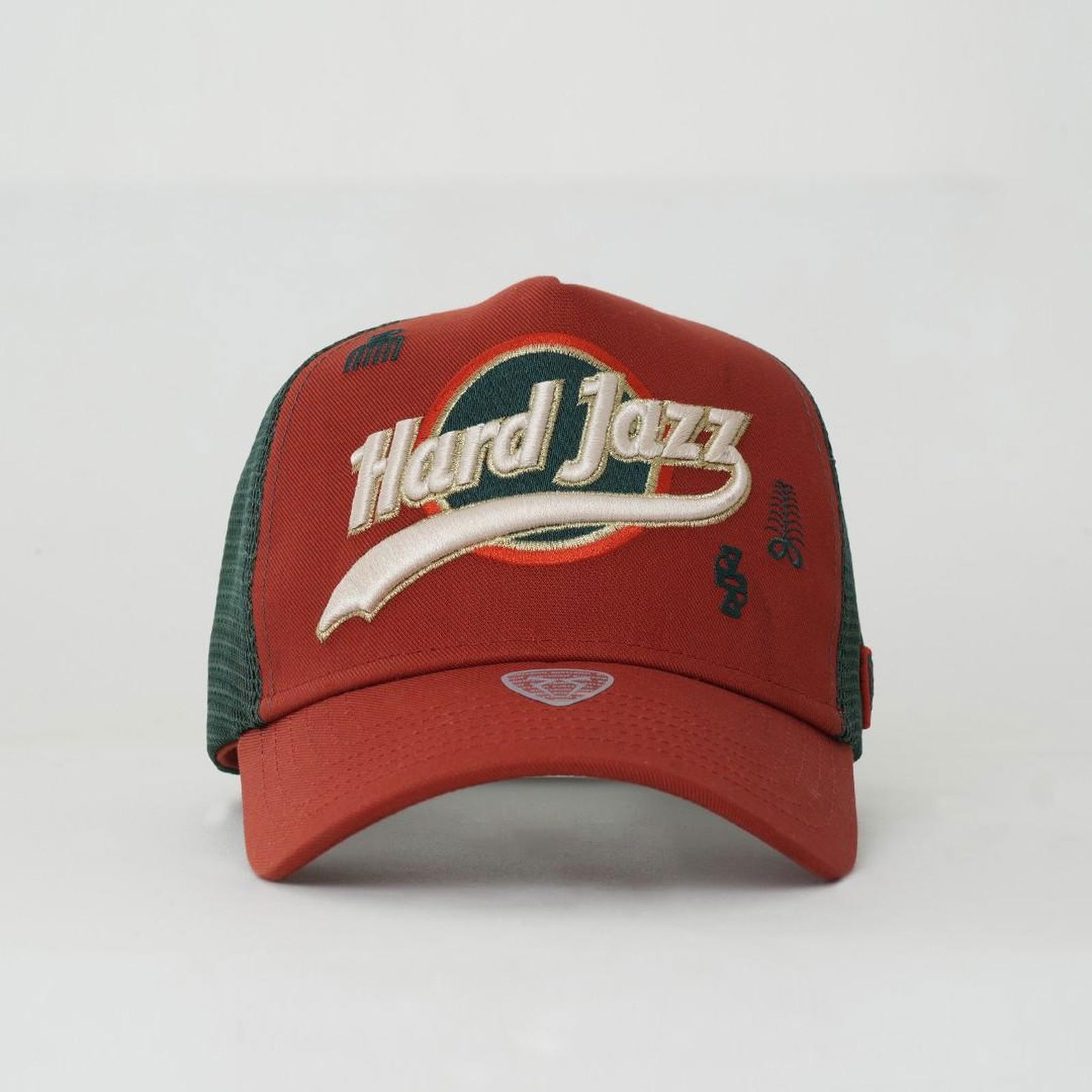 RustandRich Kadın Erkek Kiremit Trucker Şapka-Hard Collection-Hard Jazz