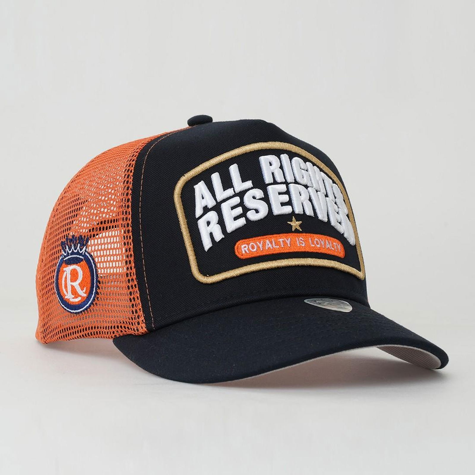 RustandRich Kadın Erkek Lacivert Trucker Şapka-Urban Collection-All Right Reserved