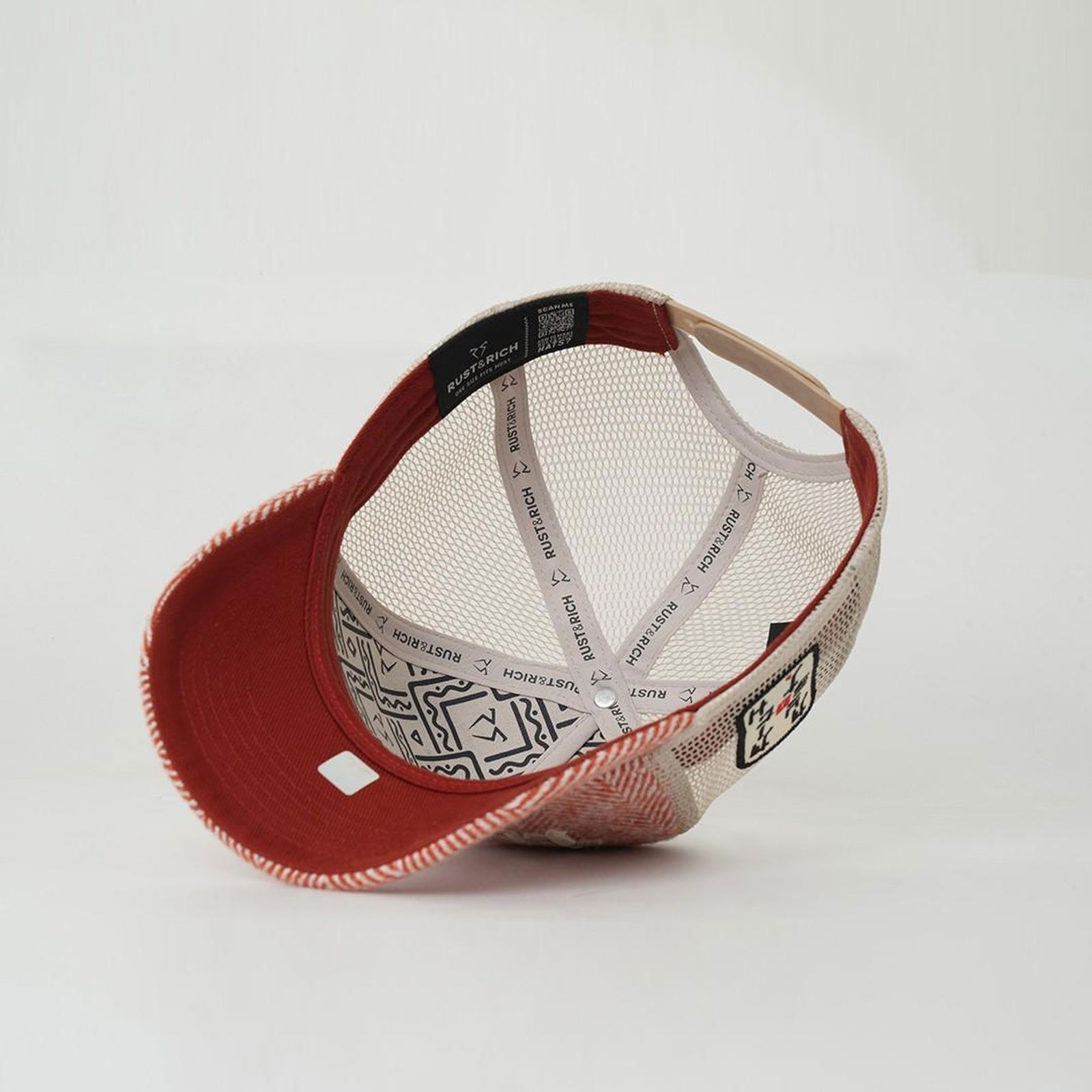 RustandRich Kadın Erkek Kiremit Trucker Şapka-City's Collection-Tokyo