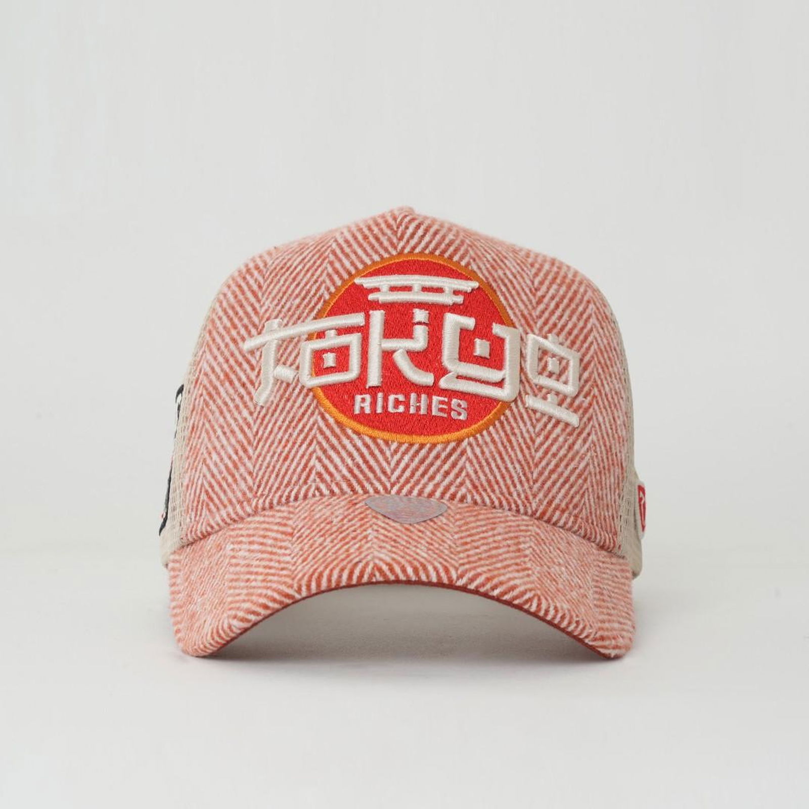 RustandRich Kadın Erkek Kiremit Trucker Şapka-City's Collection-Tokyo