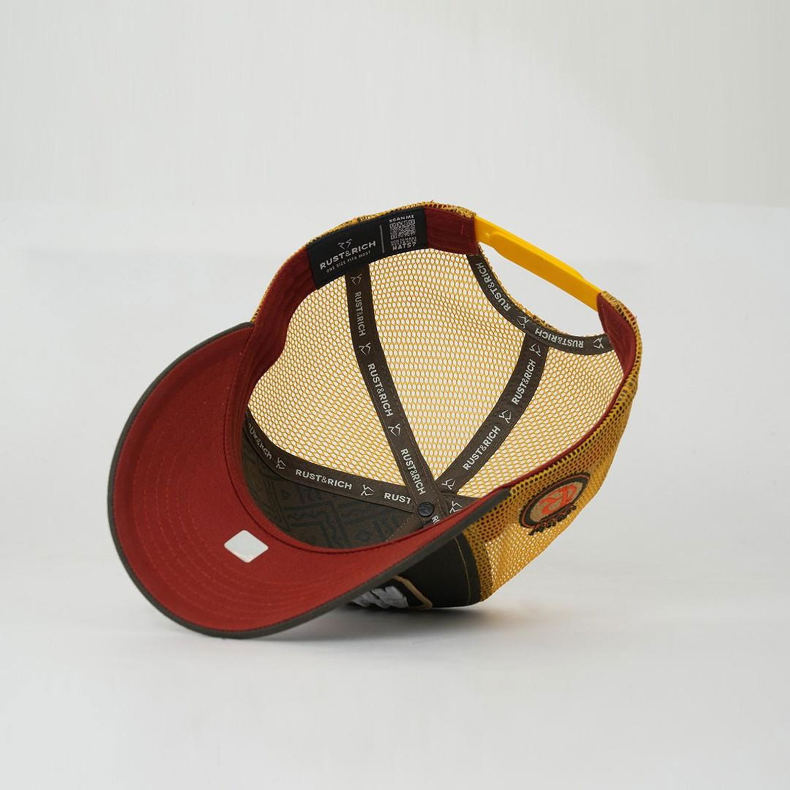 RustandRich Kadın Erkek Haki Trucker Şapka-Urban Collection-All Right Reserved