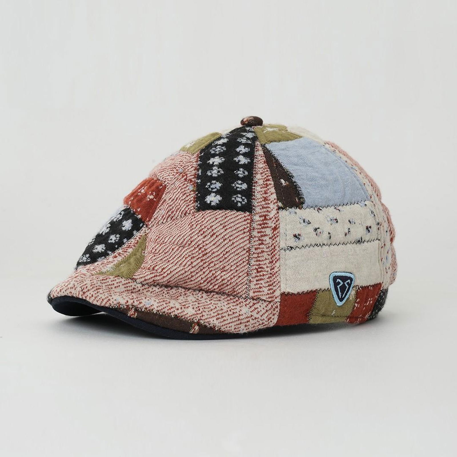 RustandRich Kadın Erkek Renkli Casket Şapka-Gypsy Collection-Rustwork
