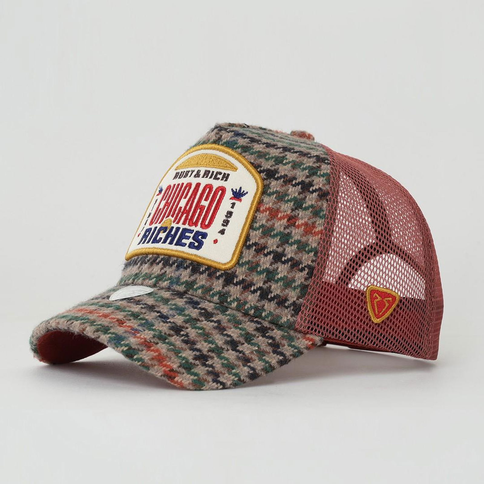 RustandRich Kadın Erkek Yeşil Trucker Şapka-City's Collection-Chicago