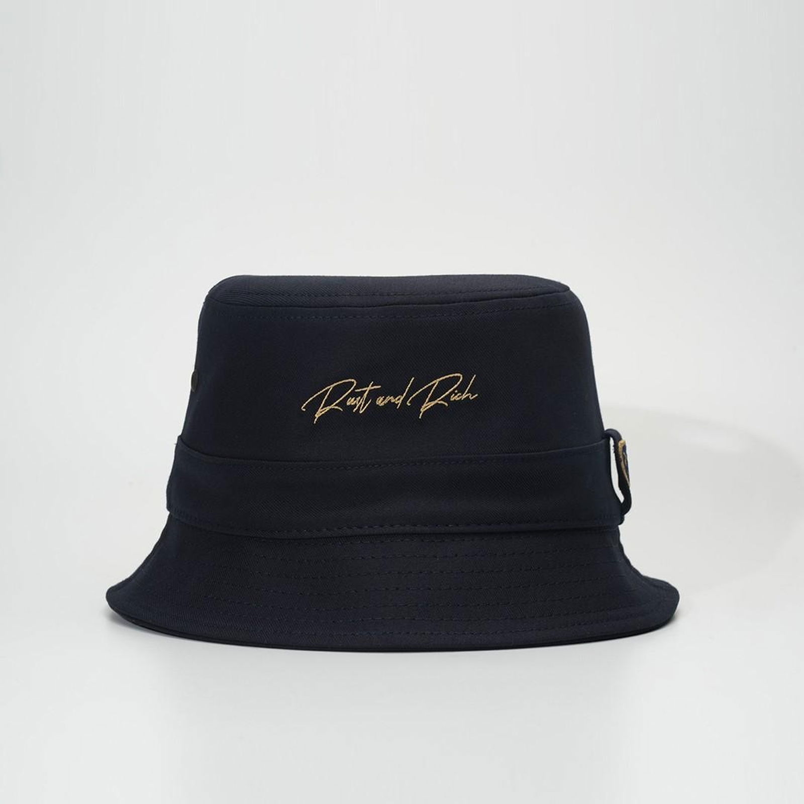 RustandRich Kadın Erkek Lacivert Bucket Şapka-Timeless Collection-Basic