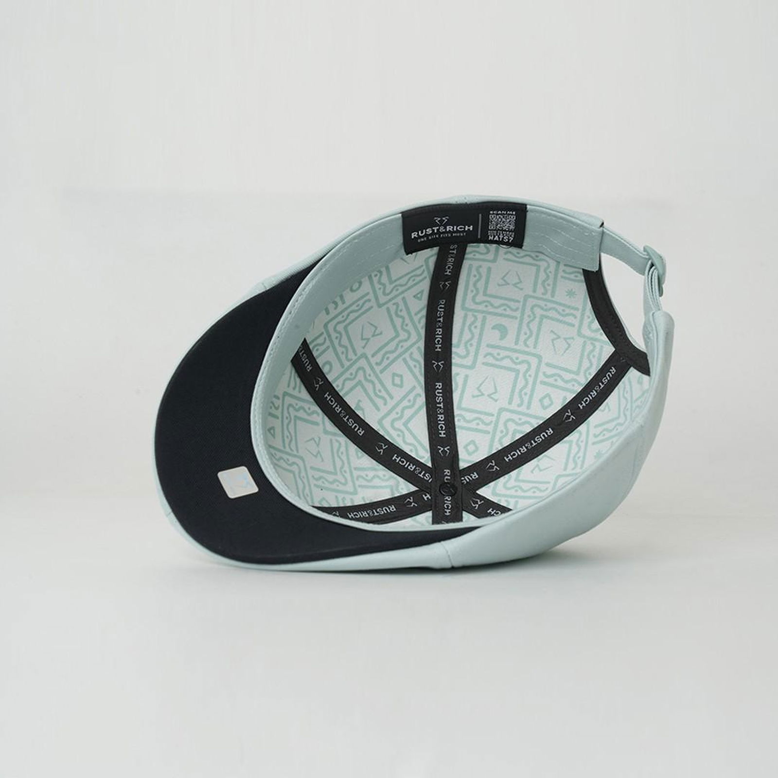 RustandRich Kadın Erkek Mint Yeşili Casket Şapka-Timeless Collection-Basic