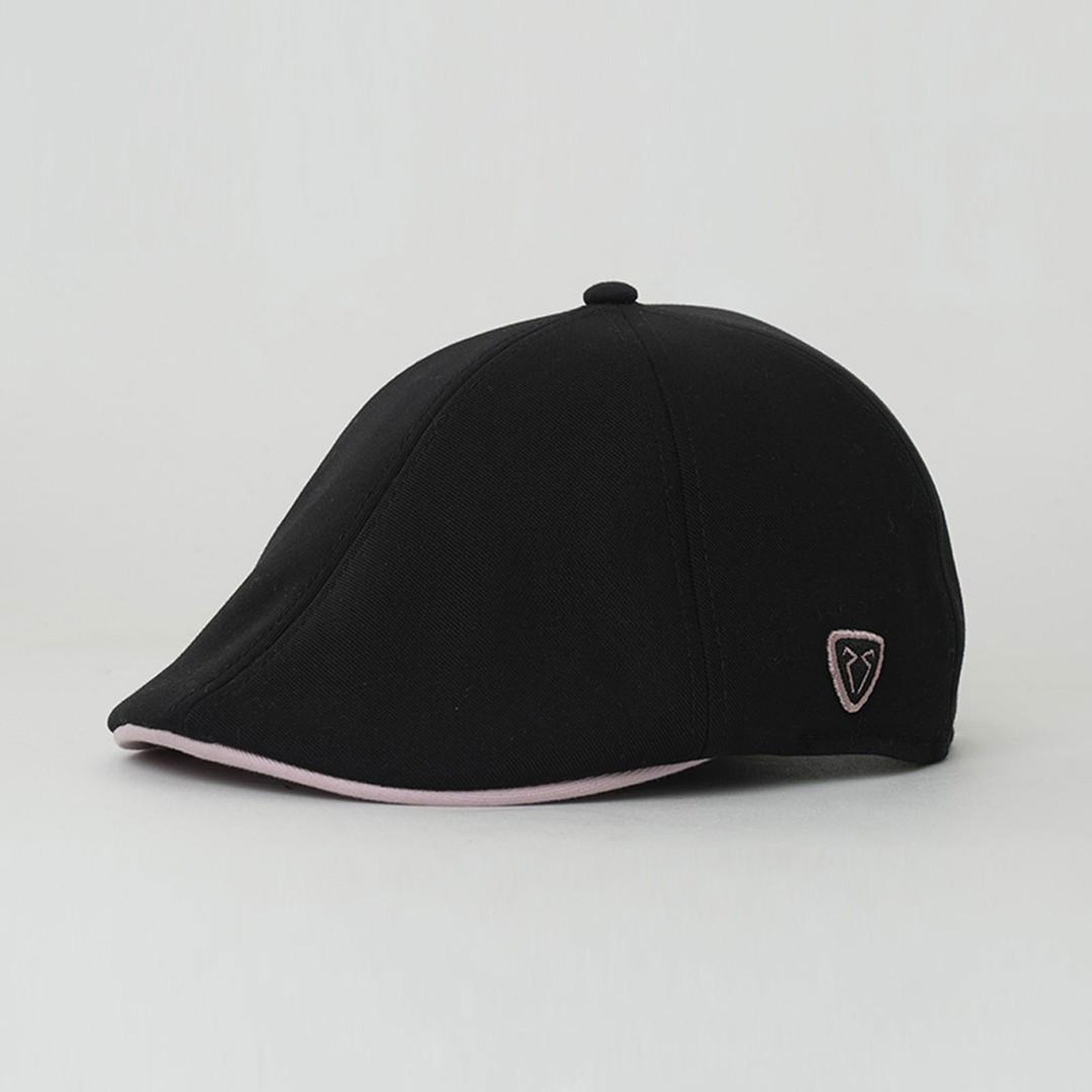 RustandRich Kadın Erkek Siyah Casket Şapka-Timeless Collection-Basic