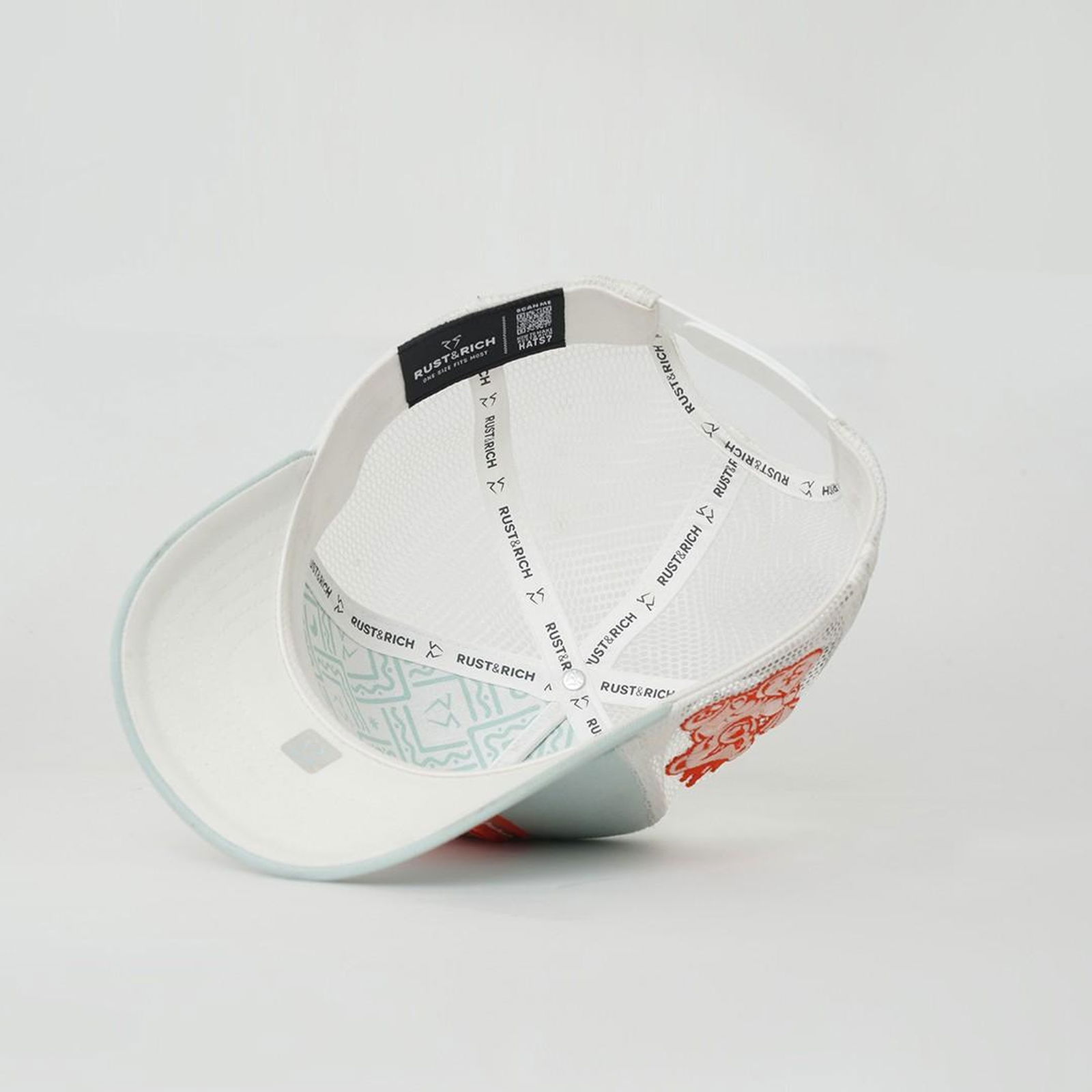 RustandRich Kadın Erkek Mint Yeşili Trucker Şapka-Motto Collection-Mom