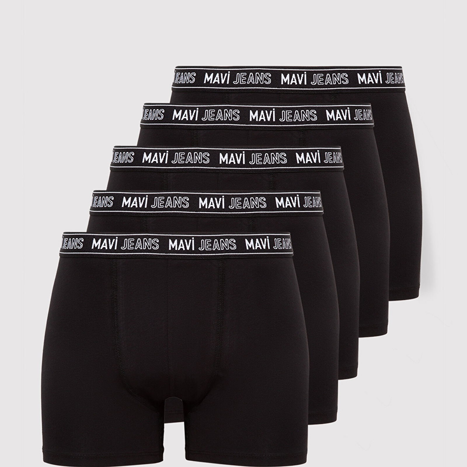 Mavi 5li Basic Siyah Boxer 0911919-900