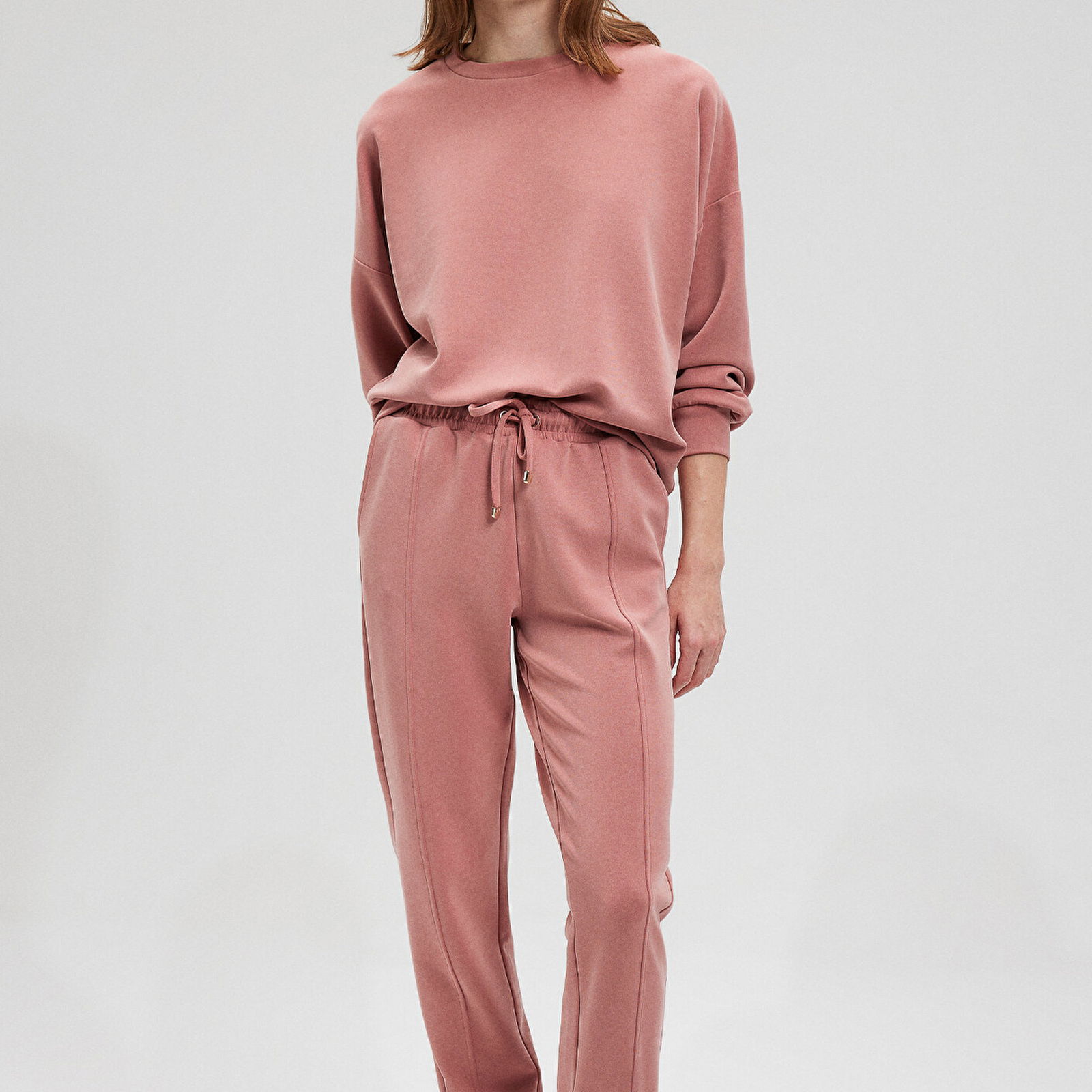 Mavi Lux Touch TENCEL TM Pembe Modal Sweatshirt 168837-71072