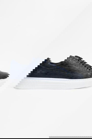  Valmenti Erkek Lacivert Hakiki Deri Sneakers & Spor Ayakkabı