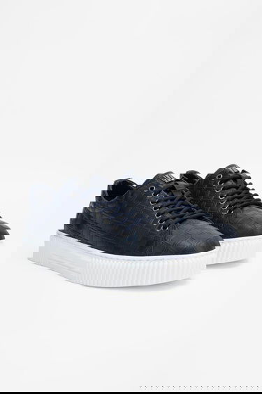  Valmenti Erkek Lacivert Hakiki Deri Sneakers & Spor Ayakkabı