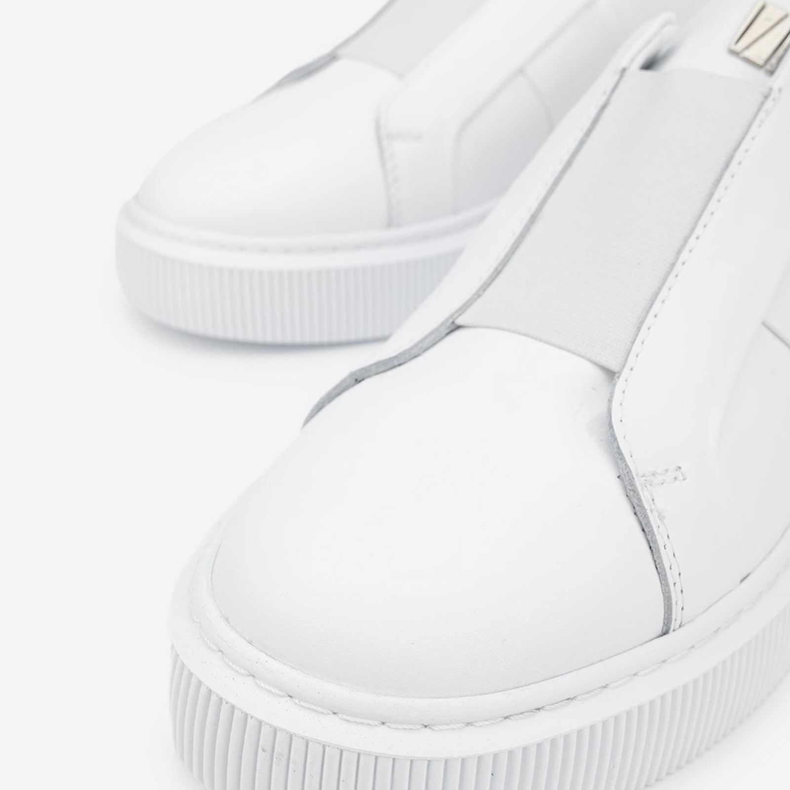 Valmenti Emma Erkek Beyaz Rugan Hakiki Deri Sneakers & Spor Ayakkabı