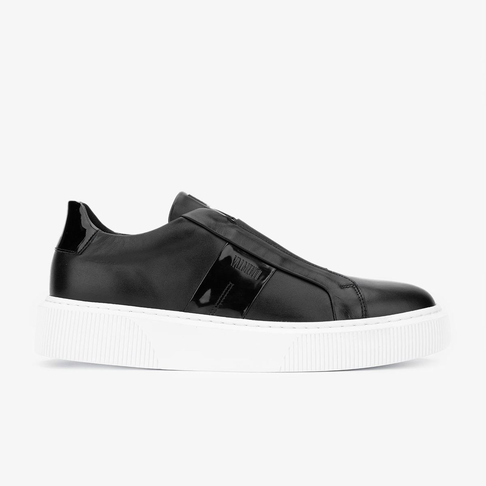Valmenti Emma Erkek Siyah Rugan Hakiki Deri Sneakers & Spor Ayakkabı
