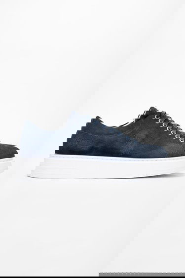  Valmenti Acrux Erkek Lacivert Süet Hakiki Deri Sneakers & Spor Ayakkabı