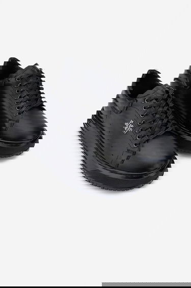  Valmenti Erkek Hakiki Deri Siyah Sneakers & Spor Ayakkabı