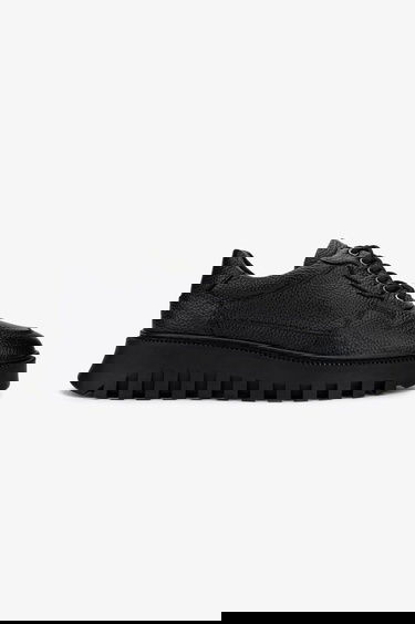  Valmenti Erkek Hakiki Deri Siyah Floter Sneakers & Spor Ayakkabı