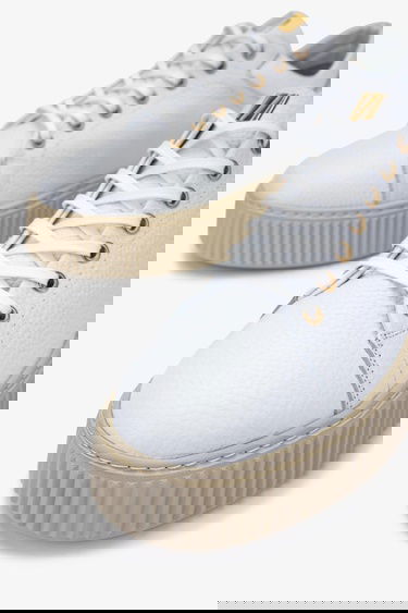  Valmenti Erkek Hakiki Deri Beyaz Sneakers & Spor Ayakkabı